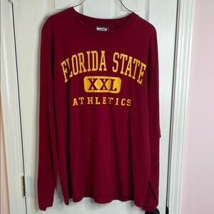 Florida State Athletics Burgundy Long Sleeve Tee